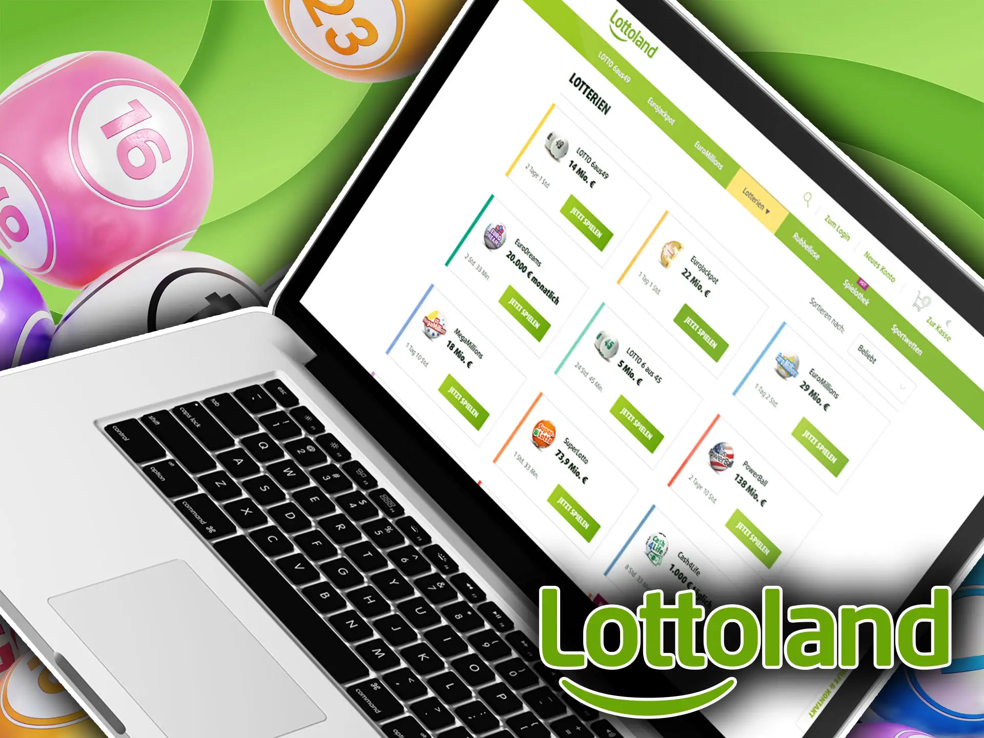 Lotterien eine große Auswahl an beliebten Lotterien.