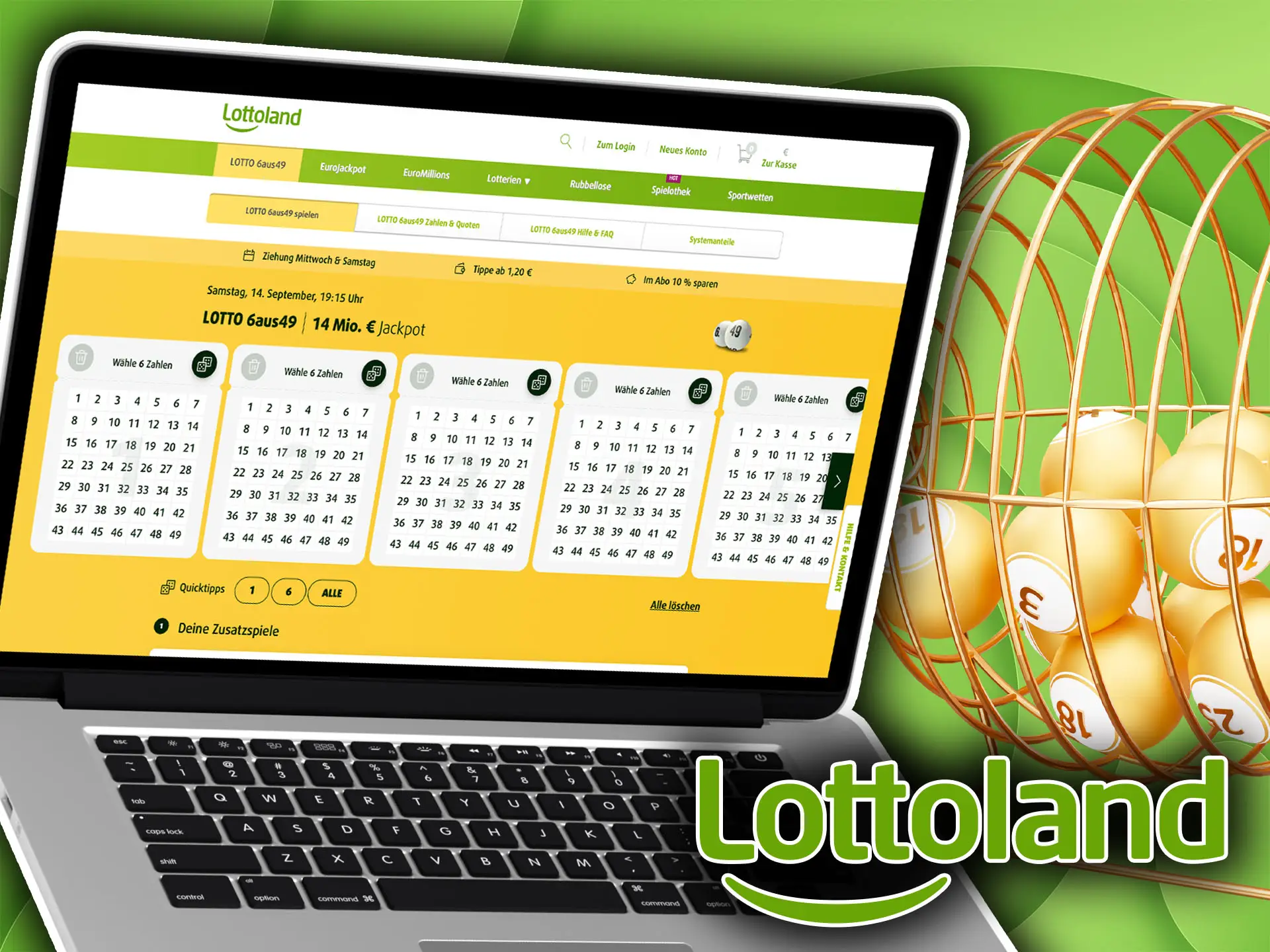 Lotto 6aus49 sichere dir deine Gewinnchancen.