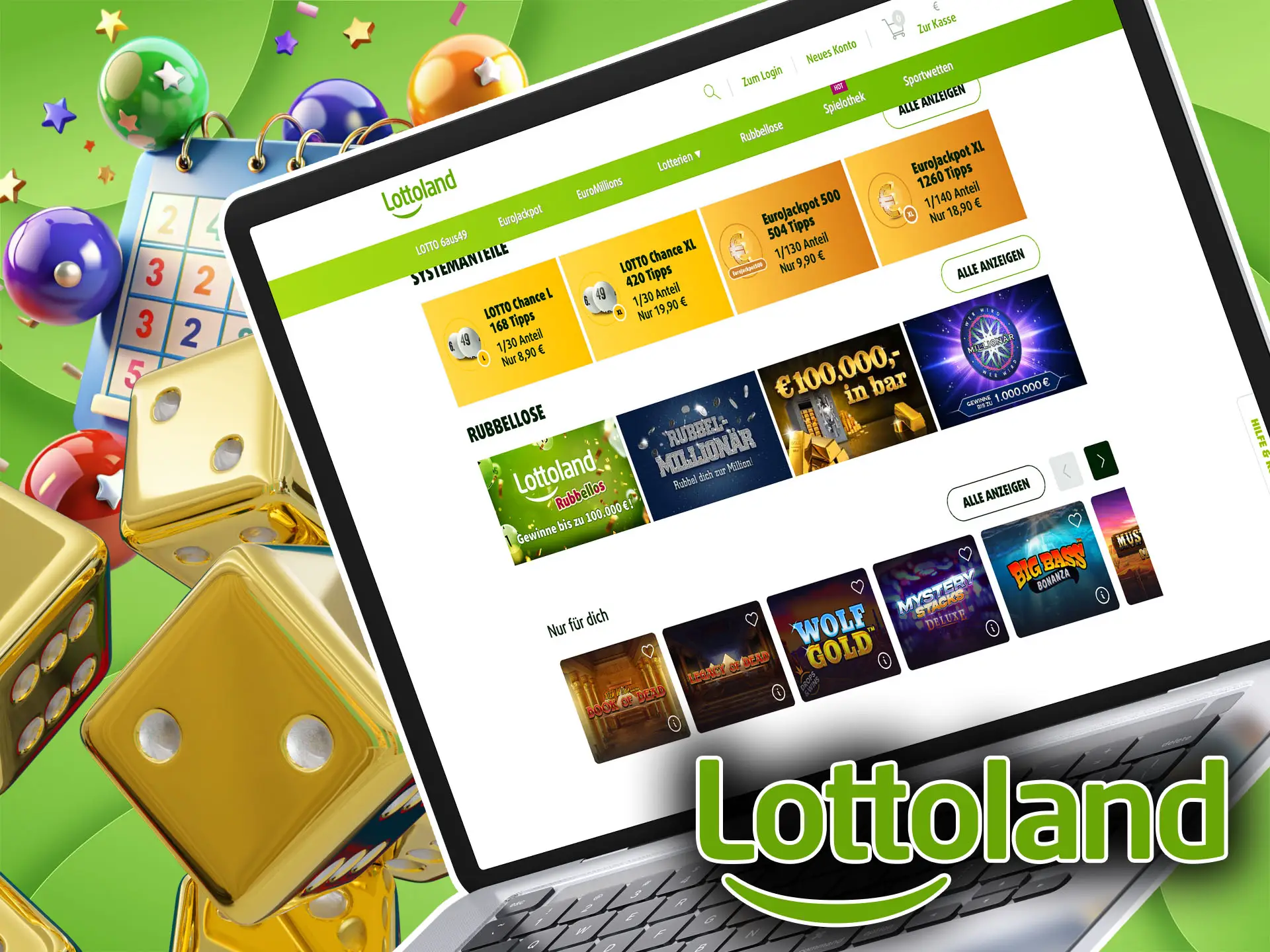 Wähle deine bevorzugte Casino-Kategorie.